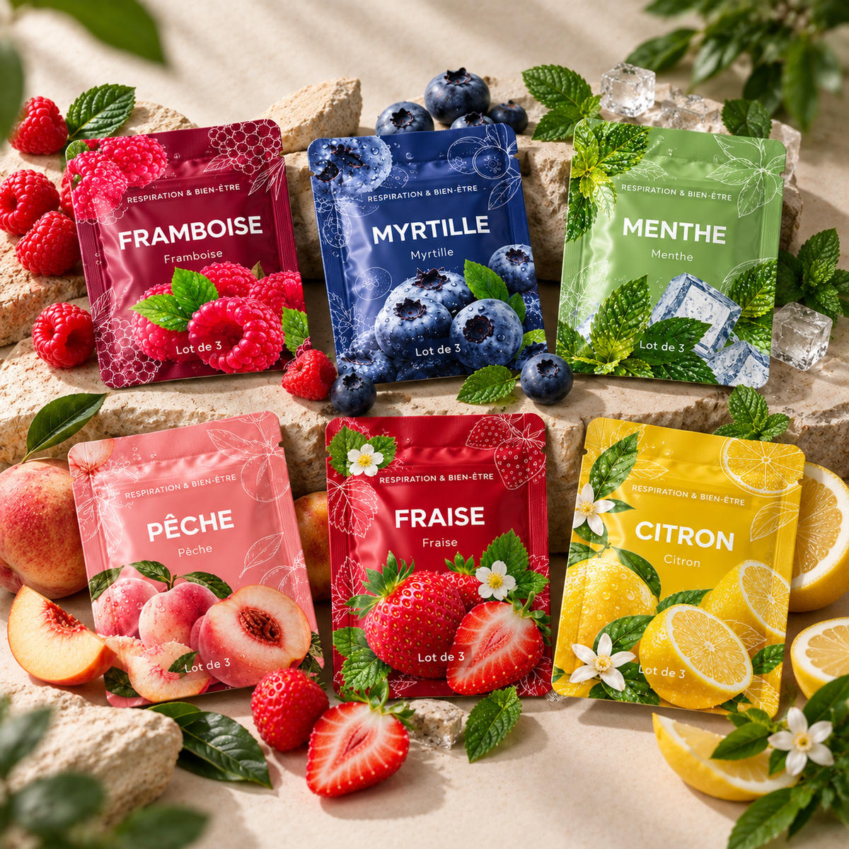 Pack Saveurs – 6 Recharges Aromatiques